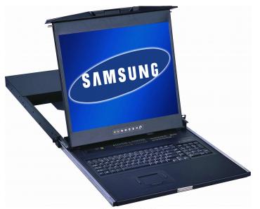 This is a picture of a 1RU 19 inch dual slide LCD drawer