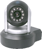 This is a picture of a infrared pan tilt IP camera