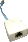 This is a picture of a PoE power over ethernet adapter