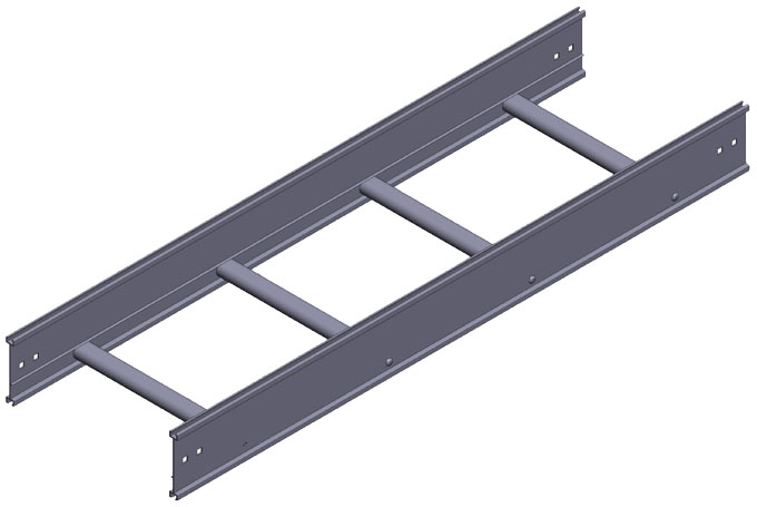 This is a picture of a 2m straight cable tray ladder