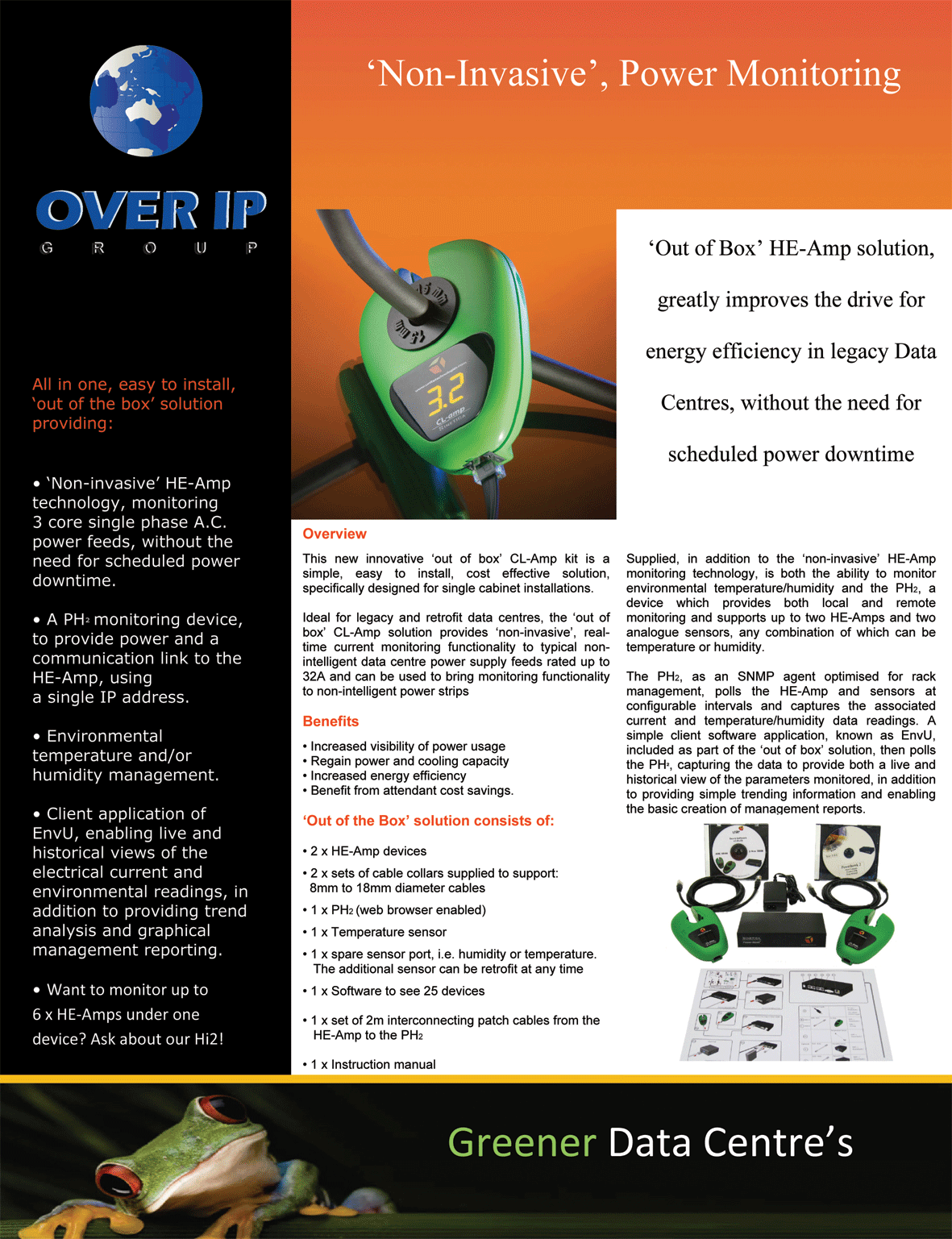 This is a picture of a Non invasive power meter kit