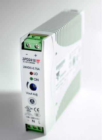 This is a picture of a power supply with 0.75A output