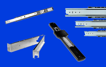 This is a picture of telescopic slides in various sizes